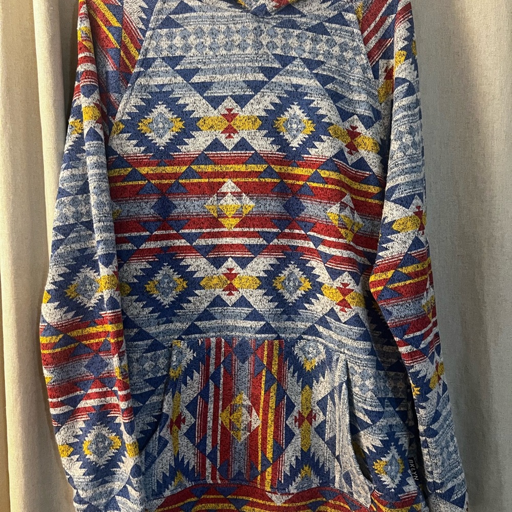 NOT FOR SALE——Brooklyn Cloth Multicolor Aztec Hoodie Jacket